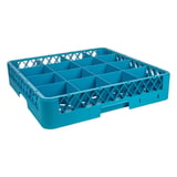 RACK LAVASTOVIGLIE DI 16 SCOMPARTI BICCHIERI   50x50x10 CM BLU PP (1 UNITÀ)