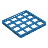 RIALZO RACK 16 SCOMPARTI   50x50x4,5 CM BLU PP (1 UNITÀ)