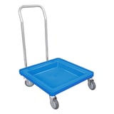 CARRELLO DA TRASPORTO CESTELLI   54x54x81 CM BLU PP (1 UNITÀ)