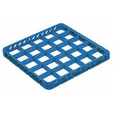RIALZO RACK 25 SCOMPARTI   50x50x4,5 CM BLU PP (1 UNITÀ)