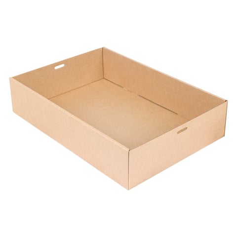 SCATOLE "TRAITEUR" M  375 G/M2 35,9x25,2x8 CM NATURALE KRAFT (100 UNITÀ)