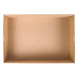 SCATOLE "TRAITEUR" M  375 G/M2 35,9x25,2x8 CM NATURALE KRAFT (100 UNITÀ)