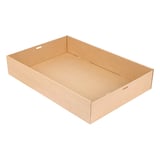 SCATOLE "TRAITEUR" XL  375 G/M2 45x31x8 CM NATURALE KRAFT (50 UNITÀ)