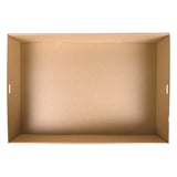 SCATOLE "TRAITEUR" XL  375 G/M2 45x31x8 CM NATURALE KRAFT (50 UNITÀ)