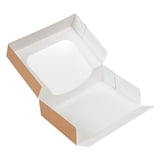 CONTENITORI SUSHI+FINESTRA THEPACK  17,5x12x4,5 CM MARRONE CARTONE NANO-MICRO + OPP (400 UNITÀ)