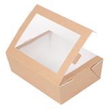 SCATOLE CON FINESTRA THEPACK 1000 ML 12x17x5,5 CM NATURALE CARTONE NANO-MICRO + OPP (200 UNITÀ)