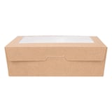 SCATOLE CON FINESTRA THEPACK 1000 ML 12x17x5,5 CM NATURALE CARTONE NANO-MICRO + OPP (200 UNITÀ)