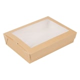 SCATOLE CON FINESTRA THEPACK 1470 ML 19,8x14x4,8 CM NATURALE CARTONE NANO-MICRO + OPP (200 UNITÀ)