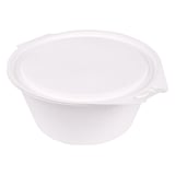 CONTENITORES CON COPERCHIO BIONIC 600 ML 18x13,5x5 CM BIANCO BAGASSA (300 UNITÀ)