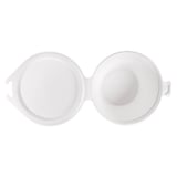 CONTENITORES CON COPERCHIO BIONIC 600 ML 18x13,5x5 CM BIANCO BAGASSA (300 UNITÀ)