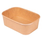 CONTENITORI RETTANGOLARI  750 ML 320 + 26 PE G/M2 17,3x12,3x5,7 CM NATURALE KRAFT (300 UNITÀ)