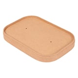 COPERCHI PER CONTENITORI RETTANGOLARI  320 + 30 PE G/M2 17,3x12,3x2 CM NATURALE KRAFT (300 UNITÀ)