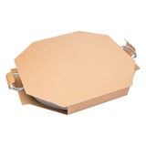 SCATOLA PER PAELLA  370 G/M2 50,5x50,5x5 CM NATURALE CARTONE (100 UNITÀ)