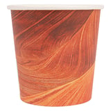 BICCHIERI BEVANDE CALDE 1 PARETE 'ARIZONA' 120 ML 230 + 18 PE G/M2 Ø6,2/4,5x6 CM MARRONE CARTONE (1000 UNITÀ)