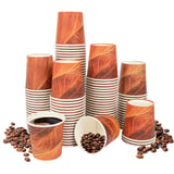 BICCHIERI BEVANDE CALDE 1 PARETE 'ARIZONA' 120 ML 230 + 18 PE G/M2 Ø6,2/4,5x6 CM MARRONE CARTONE (1000 UNITÀ)