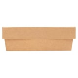 SCATOLINE+COPERCHI CON FINESTRA THEPACK 750 ML 14x14x5 CM NATURALE CARTONE NANO-MICRO + PP + OPP (250 UNITÀ)
