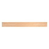 STRISCE GARANZIA IGIENE "WS"  48 G/M2 62x6,5 CM NATURALE KRAFT (1000 UNITÀ)