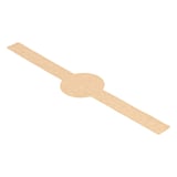 ANELLO ADESIVO   4x20 CM NATURALE KRAFT (250 UNITÀ)