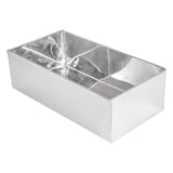 SCATOLA PER BUFFET ARTINOX  26,3x13x8 CM ARGENTO ACCIAIO INOX (1 UNITÀ)