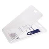 PORTABADGE DI ACCREDITAMENTO VERTICALE   5,4X8,5 CM TRASPARENTE PP (1 UNITÀ)