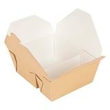 SCATOLE AMERICANE 2 SCOMPARTI THEPACK 900+450ML 15,2x12,1x6,5CM NATURALE CARTONE NANO-MICRO + PP (300 UNITÀ)