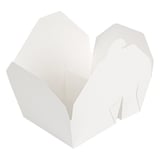 SCATOLE AMERICANE 2 SCOMPARTI THEPACK 900+450ML 15,2x12,1x6,5CM BIANCO CARTONE NANO-MICRO + PP (300 UNITÀ)
