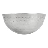 CIOTOLA MARTELLATA ARTINOX  Ø 13x6 CM ARGENTO ACCIAIO INOX (1 UNITÀ)