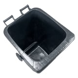 BIDONE, 2 RUOTE  240 L 74x60x101 CM GRIGIO HDPE (1 UNITÀ)