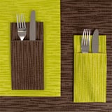 TOVAGLIOLI "KANGAROO" 'SAFARI' 55 G/M2 33x40 CM CIOCCOLATO AIRLAID (700 UNITÀ)