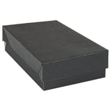 VASSOI + COPERCHIO THEPACK  19,5x11x4,5 CM NERO CARTONE NANO-MICRO (200 UNITÀ)