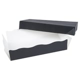 VASSOI + COPERCHIO THEPACK  19,5x11x4,5 CM NERO CARTONE NANO-MICRO (200 UNITÀ)