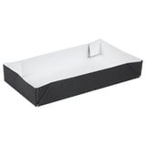 VASSOI + COPERCHIO THEPACK  19,5x11x4,5 CM NERO CARTONE NANO-MICRO (200 UNITÀ)