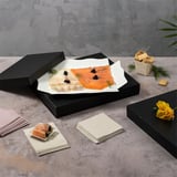 VASSOI + COPERCHIO THEPACK  19,5x11x4,5 CM NERO CARTONE NANO-MICRO (200 UNITÀ)