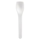 CUCCHIAINO PER GELATI   10 CM BIANCO CPLA (2000 UNITÀ)