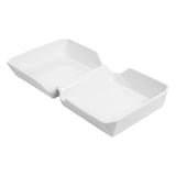 SCATOLA DI BURGER AKALA  26x13,7x3,4 CM BIANCO PORCELLANA (6 UNITÀ)