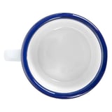 TAZZE ENAMELWARE 350 ML Ø 8x8 CM BIANCO ACCIAIO SMALTATO (6 UNITÀ)