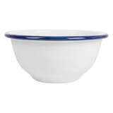 CIOTOLE ENAMELWARE 470 ML Ø 14x7 CM BIANCO ACCIAIO SMALTATO (6 UNITÀ)