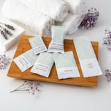 KIT PER CUCITO IMBUSTATO BIANCO 'THERAPY'  7x10,5 CM (250 UNITÀ)