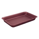 VASSOIO FAST FOOD ARTINOX  25,5x15,75x3 CM BORDEAUX ACCIAIO INOX (1 UNITÀ)
