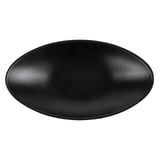 CIOTOLE OVALI ASAMI WARE  18,2x10,1x3 CM NERO MELAMINA (6 UNITÀ)