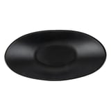 CIOTOLE OVALI ASAMI WARE  31,5x16,5x6 CM NERO MELAMINA (6 UNITÀ)