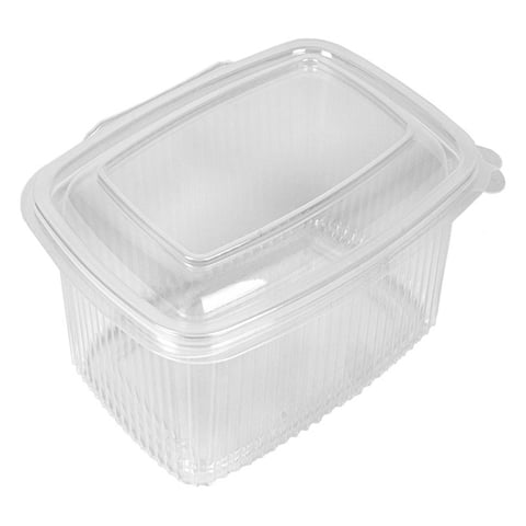 RECIPIENTI CON COPERCHIO  1000 ML 18,7x14,4x6,4 CM TRASPARENTE PP (400 UNITÀ)