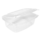 RECIPIENTI CON COPERCHIO  1000 ML 18,7x14,4x6,4 CM TRASPARENTE PP (400 UNITÀ)