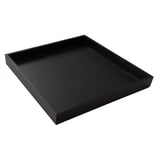 VASSOIO WOOD  28x28x3 CM NERO LEGNO (1 UNITÀ)