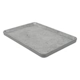 VASSOI RETTANGOLARI ASAMI WARE  28,5x20x2 CM IMITAZIONE CEMENTO MELAMINA (4 UNITÀ)