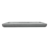 VASSOI RETTANGOLARI ASAMI WARE  28,5x20x2 CM IMITAZIONE CEMENTO MELAMINA (4 UNITÀ)