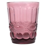 BICCHIERI VINTAGE WAKI GLASS 'VINTAGE' 250 ML Ø8x10 CM LAVANDA CRISTAL (6 UNITÀ)