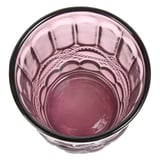 BICCHIERI VINTAGE WAKI GLASS 'VINTAGE' 250 ML Ø8x10 CM LAVANDA CRISTAL (6 UNITÀ)