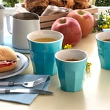 BICCHIERI IMPILABILI ASAMI WARE 180 ML Ø 7,5x7,6 CM BLU AZZURRO MELAMINA (10 UNITÀ)