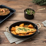 MINI CASSERUOLA ARTINOX 500 ML 18,5x13,5x3,1 CM NERO ACCIAIO INOX (1 UNITÀ)